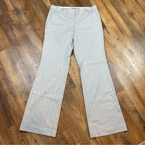 Express Editor Plaid Checked Trousers Pants Gray Size 6 - Picture 9 of 9